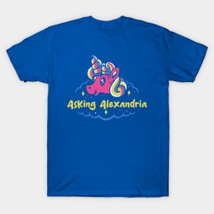 asking and the naughty unicorn T-Shirt